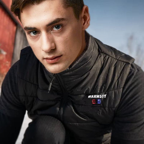 WARMSTY 4.0 Premium Lightweight Unisex Heated Vest + FREE Winter Gloves